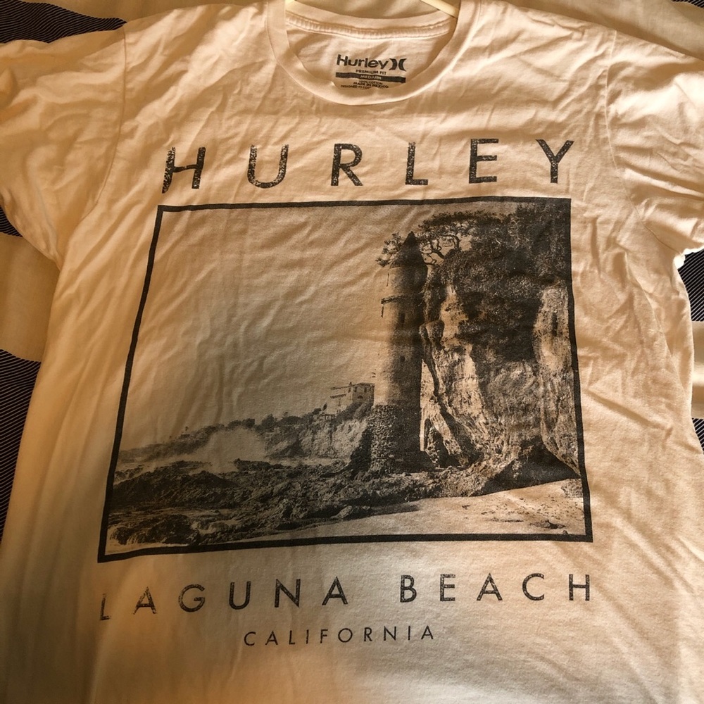 Hurley t-shirt of Laguna Beach Victoria Tower.